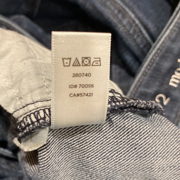 Ann Taylor Loft Jeans Modern Straight Skinny Leg Low Rise Denim Size 26/2 - Picture 6 of 7